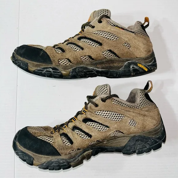 Merrell Moab Ventilator Hiking Boots Men’s 11 Brown Gorpcore Outdoor Vibram Sole