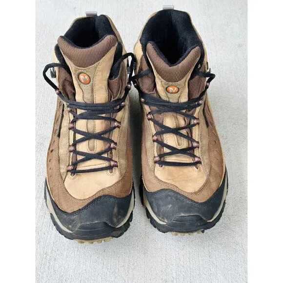 Merrell Pulse II Waterproof Mid Brown Performance Hiking Shoes Men’s US11 / EU45