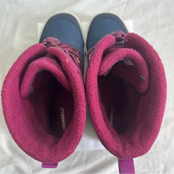 Merrell Snow Bank 2.0 Winter Snow Boots 200 Gram Insulated Youth Girls Size 6​