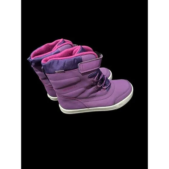 Merrell Storm kids girls purple snow boots 3