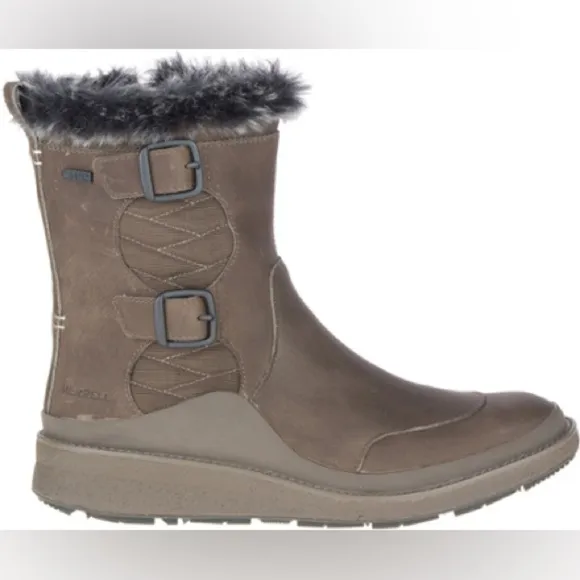 Merrell Tremblant Ezra boots arctic grip winter boots brown size 7