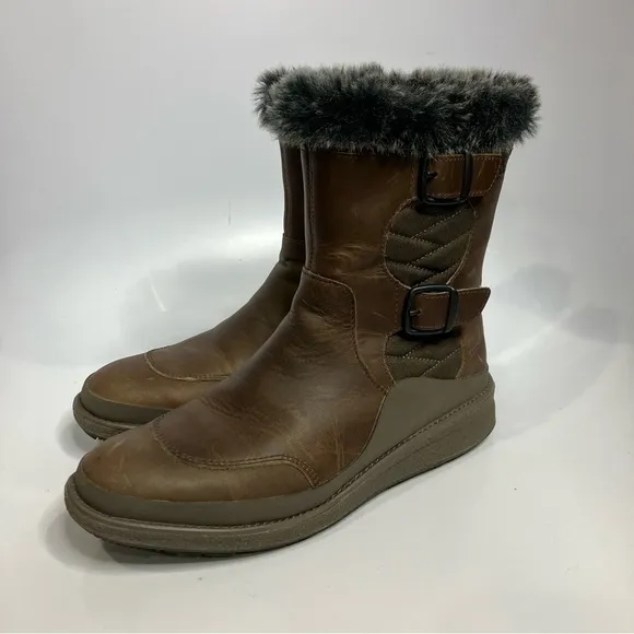 Merrell Tremblant Ezra boots arctic grip winter boots brown size 7