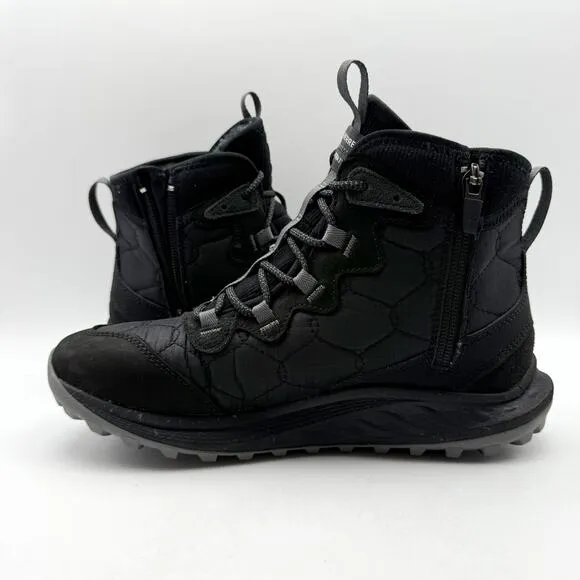 Merrell Womens Antora 3 Thermo Mid Boots US 7 M Black Waterproof Winter NIB
