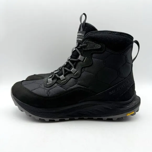 Merrell Womens Antora 3 Thermo Mid Boots US 7 M Black Waterproof Winter NIB