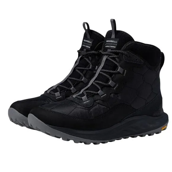 Merrell Womens Antora 3 Thermo Mid Boots US 7 M Black Waterproof Winter NIB
