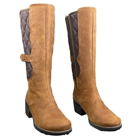 Merrell Women's Chateau Oak Brown Suede Waterproof Boot Size US 7