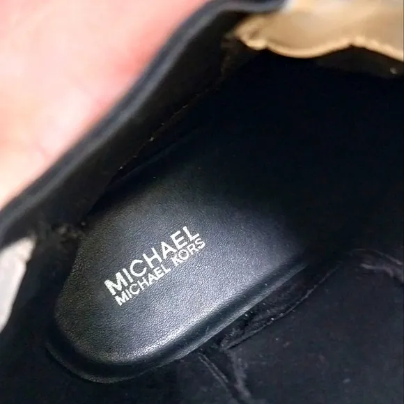 Michael Kors Dupree Two Tone Leather Boots,‎ NEW, Size 6.5