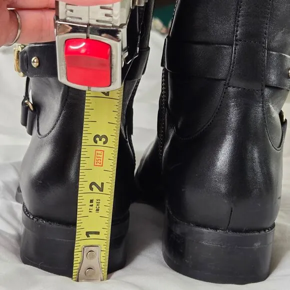Michael Kors EUC logo winter boots 8 black brown