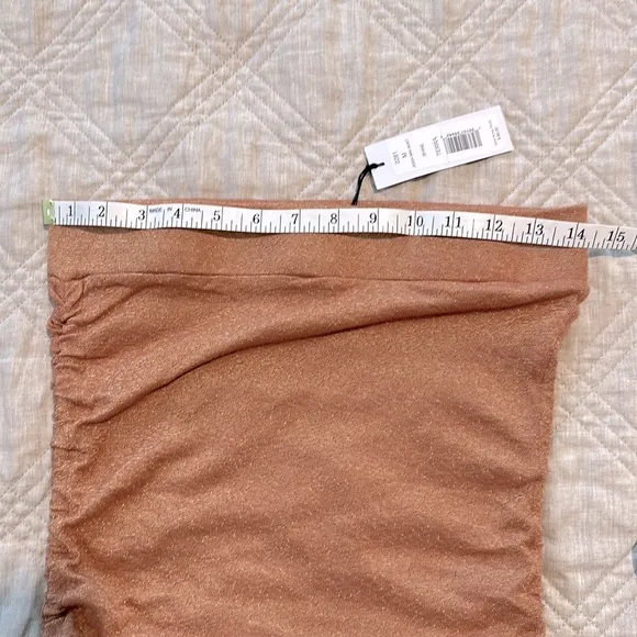 Michael Stars Skirt Jessa Adjustable Mini Skirt in Terra Shine NWT