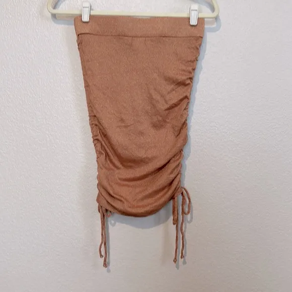 Michael Stars Skirt Jessa Adjustable Mini Skirt in Terra Shine NWT