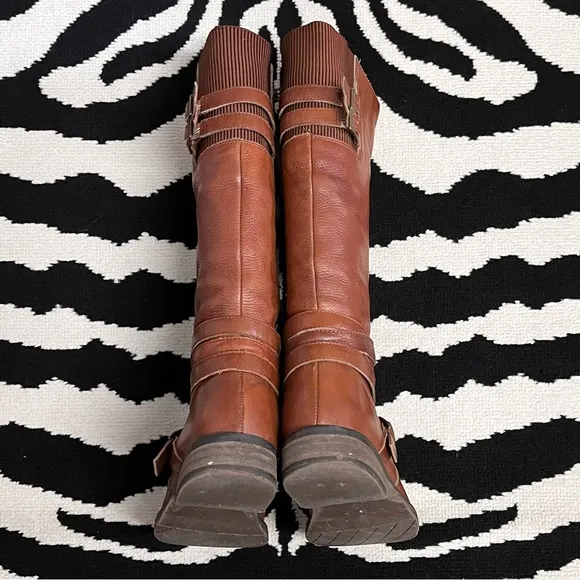 Miz Mooz Kelsey Tall Leather Equestrian Riding Boots Size 7