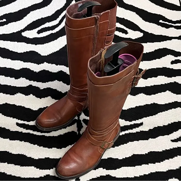 Miz Mooz Kelsey Tall Leather Equestrian Riding Boots Size 7