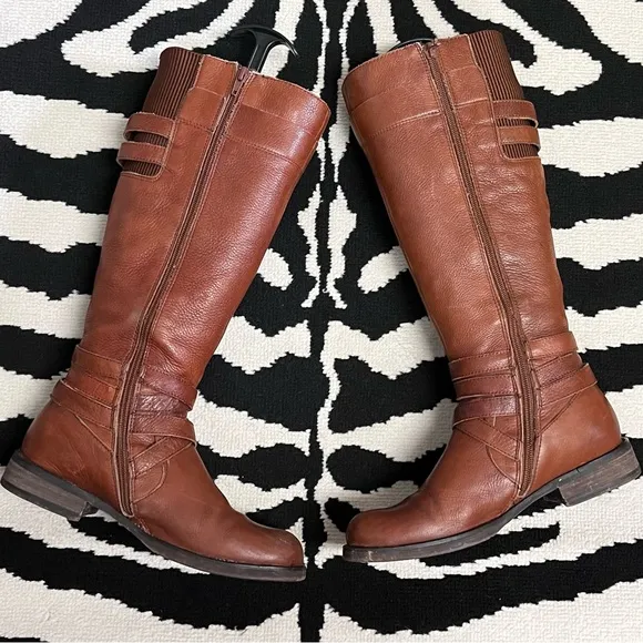 Miz Mooz Kelsey Tall Leather Equestrian Riding Boots Size 7