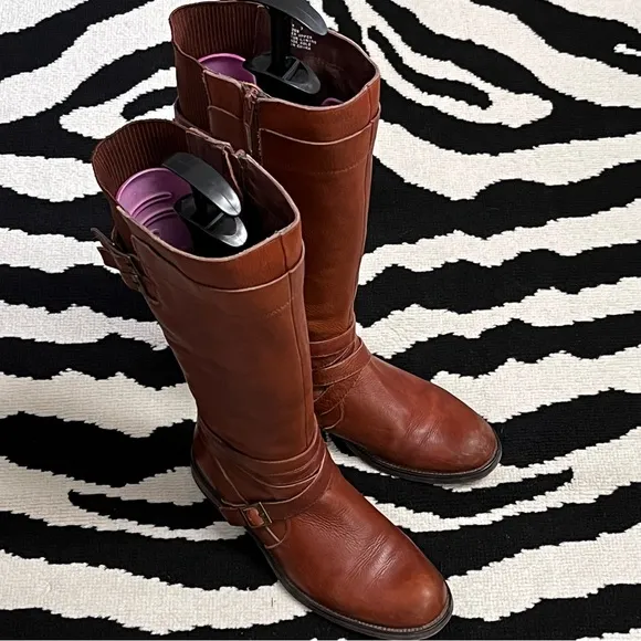 Miz Mooz Kelsey Tall Leather Equestrian Riding Boots Size 7
