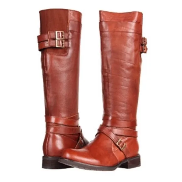 Miz Mooz Kelsey Tall Leather Equestrian Riding Boots Size 7