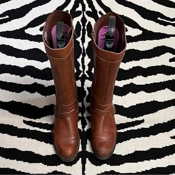 Miz Mooz Kelsey Tall Leather Equestrian Riding Boots Size 7