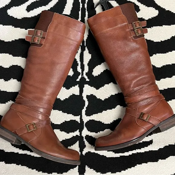 Miz Mooz Kelsey Tall Leather Equestrian Riding Boots Size 7