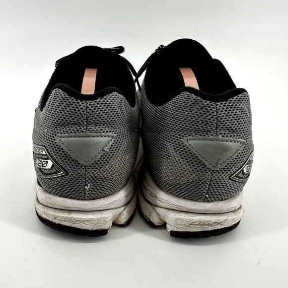 Mizuno Wave Rider 20 Running Shoes Athletic Lace Up Low Top Gray Black 8