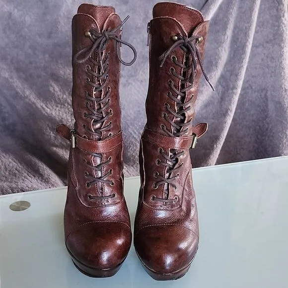 MOMA Leather Boots