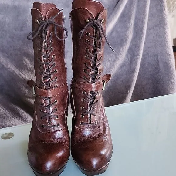 MOMA Leather Boots