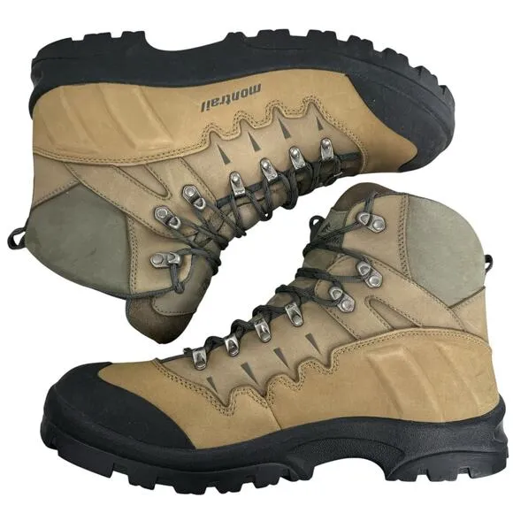 Montrail Torre Integrafit Brown Leather Hiking Trail Boots Vibram Men's Size 13