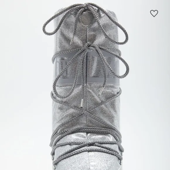 Moon Boot Silver Winter &amp; Rain Boots