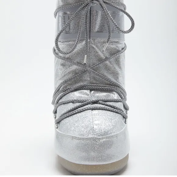 Moon Boot Silver Winter &amp; Rain Boots