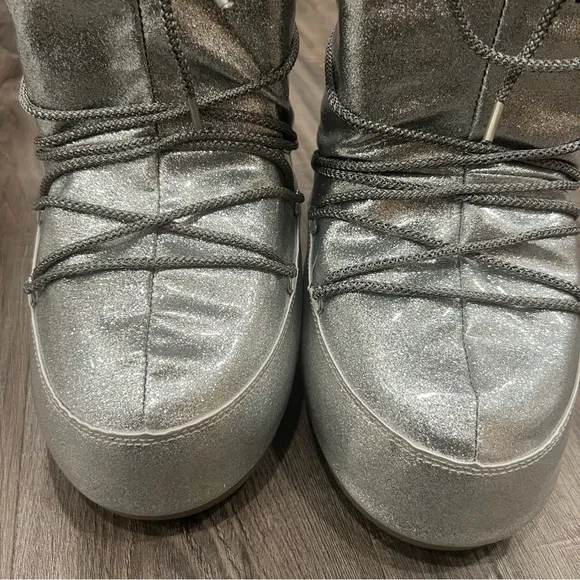 Moon Boot Silver Winter &amp; Rain Boots