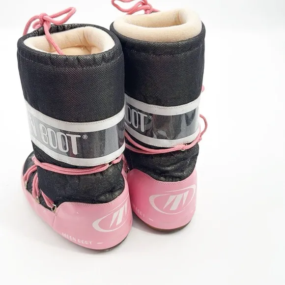 Moon Boots Technica High Boots Pink Black size 35/38