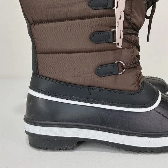 Mysoft Warm Waterproof Winter Boots / Outdoor Womens Size 10 Faux Fur