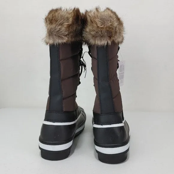 Mysoft Warm Waterproof Winter Boots / Outdoor Womens Size 10 Faux Fur