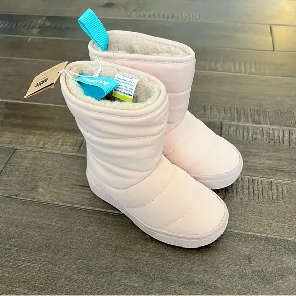 Native Chamonix Summit Bloom Chameleon Pink Winter Boots Snow 10 Girls Toddler