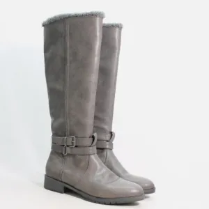 Naturalizer Garrison Cozy Knee High‎ Boots in Grey Size 5 M