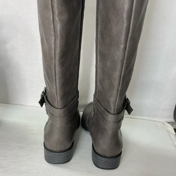 Naturalizer Garrison Cozy Knee High‎ Boots in Grey Size 5 M