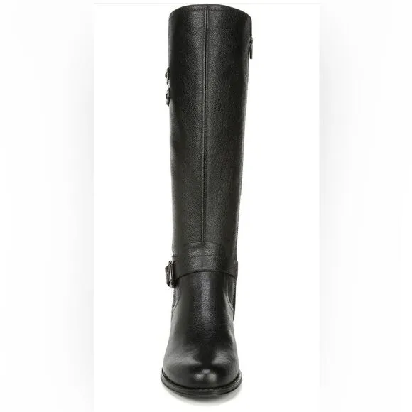 Naturalizer Jackie leather tall riding  wide calf boot size 5