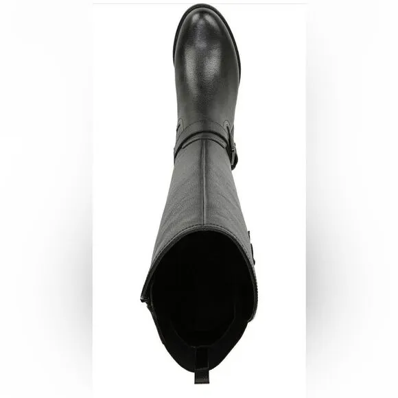Naturalizer Jackie leather tall riding  wide calf boot size 5