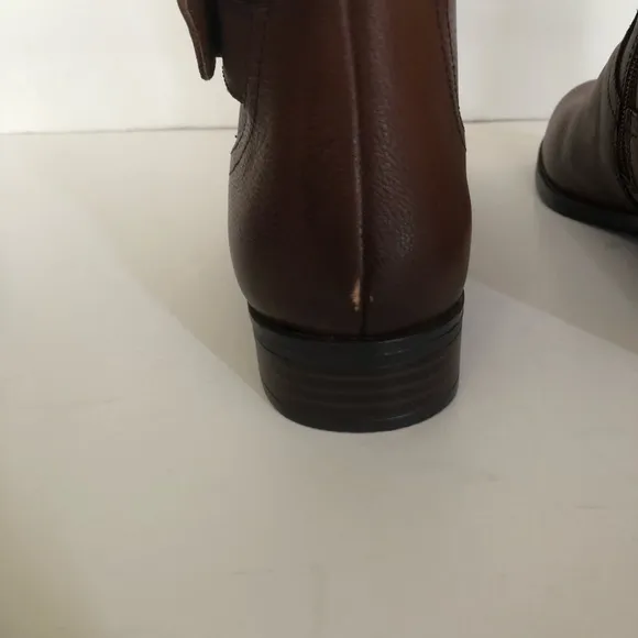 Naturalizer Jayden Riding Boots Saddle Tan Brown NIB Size 7.5