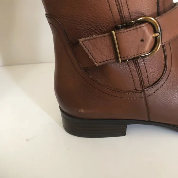Naturalizer Jayden Riding Boots Saddle Tan Brown NIB Size 7.5