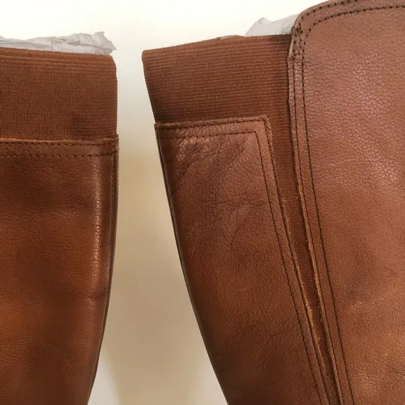 Naturalizer Jayden Riding Boots Saddle Tan Brown NIB Size 7.5