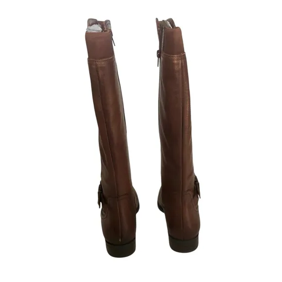 Naturalizer Jayden Riding Boots Saddle Tan Brown NIB Size 7.5