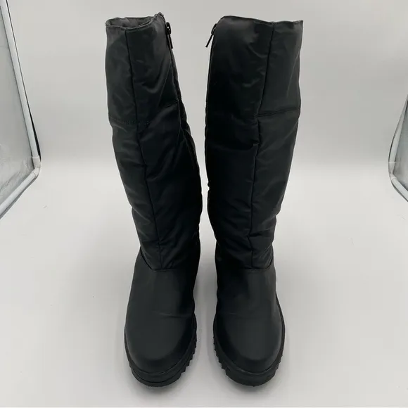 Naturalizer Knee High Tall Puffer Eskimo Winter Snow Boots Shoes Black Size 7.5