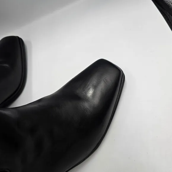 Naturalizer Weatherproof Axel 2 Leather Boots Knee High Wide Calf Black 12W