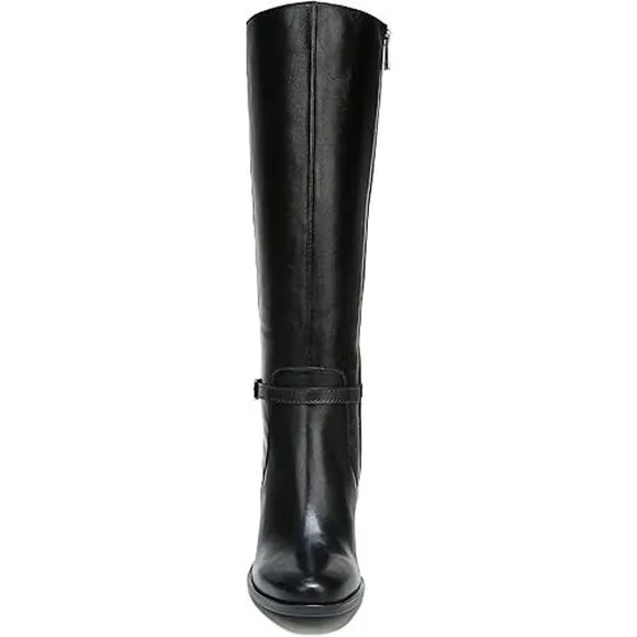 Naturalizer Women's Kalina Wide Calf Reid High Shaft Boots, Black Size 9.5M