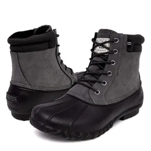 Nautica Channing Waterproof Shell Insulated Winter Snow Rain Lace Up Duck Boots