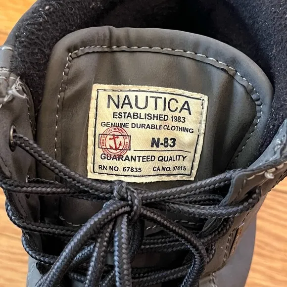 Nautica Channing Waterproof Shell Insulated Winter Snow Rain Lace Up Duck Boots