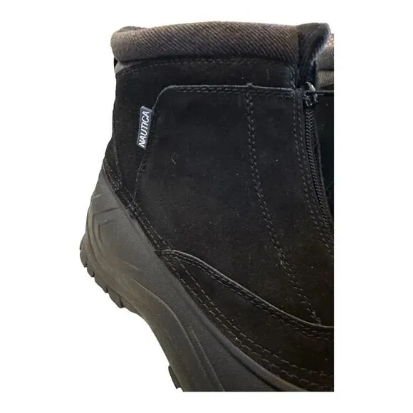 Nautica Tidewater Front Zip Men's Insulated 3M Thinsulate Boots. Size 10 New