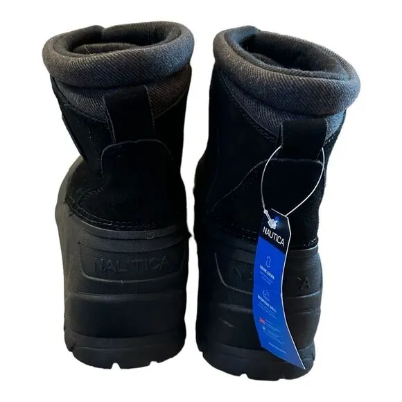 Nautica Tidewater Front Zip Men's Insulated 3M Thinsulate Boots. Size 10 New