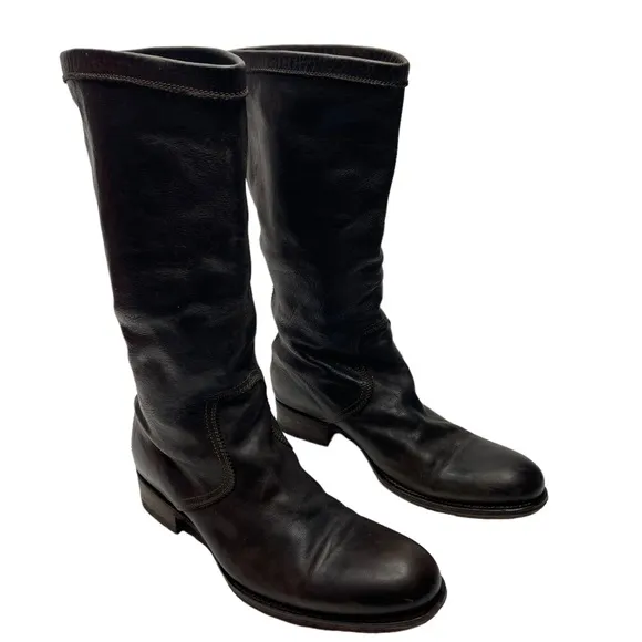 n.d.c. | Made By Hand Lusitania Brown Leather Riding Boots 38.5