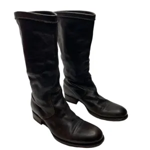 n.d.c. | Made By Hand Lusitania Brown Leather Riding Boots 38.5