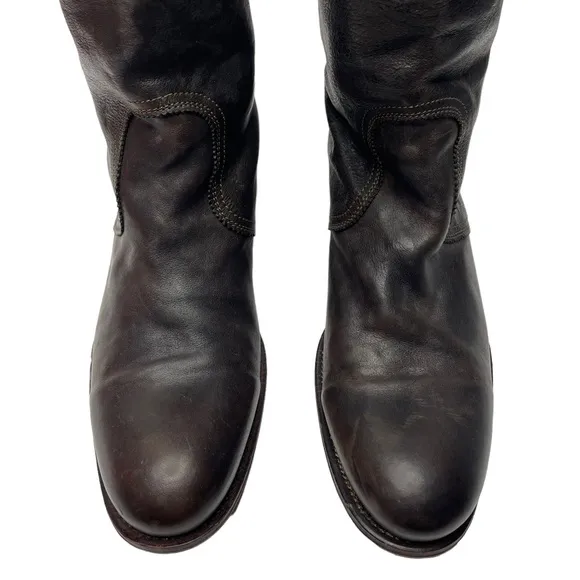 n.d.c. | Made By Hand Lusitania Brown Leather Riding Boots 38.5
